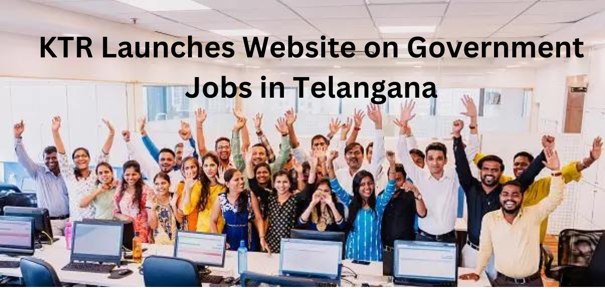 KTR Launches Website on Government Jobs in Telangana