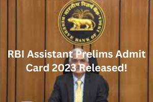 RBI Assistant Prelims Admit Card 2023